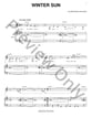 Winter Sun piano sheet music cover